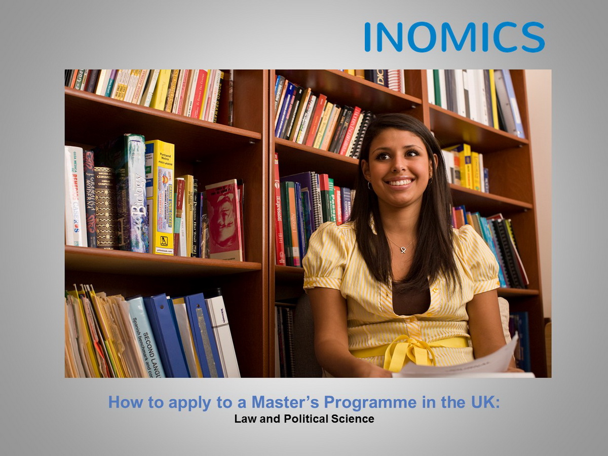 How to Apply to a Master's Programme in the UK - Law and Political Science